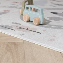 Auto Spielteppich - Rocky Ride Weiß