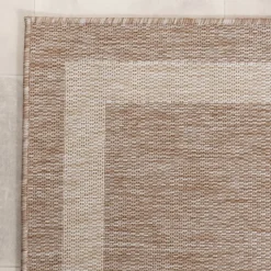 Balkonteppich - Sierra Border Beige Creme
