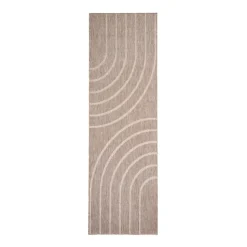 Balkonteppich - Sierra Curves Beige Creme
