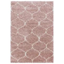 Berberteppich - Agadir Circle Rosa Creme