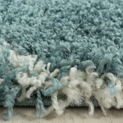 Berberteppich Rund - Agadir Circle Blau Creme