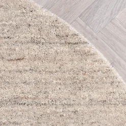Berberteppich Rund - Aicha Taupe