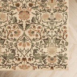 Blumen Teppich - Rosie Creme
