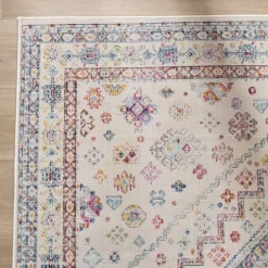 Boho Teppich - Joya Medaillon Bunt