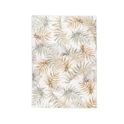 Boho Teppich - Palmier Blätter Naturel