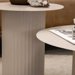 Couchtisch - Tilo Beige - 64x64x35cm