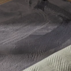 Flauschiger Läufer - Cozy Anthrazit