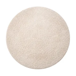 Flauschiger Teppich Rund - Bobby Creme