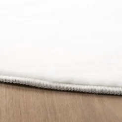 Flauschiger Teppich Rund - Cozy Weiß