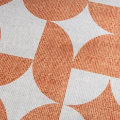 Gartenteppich Abstrakt - Groovy Tiles Terrakotta