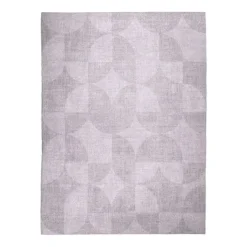 Gartenteppich Abstrakt - Groovy Tiles Grau