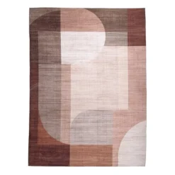 Gartenteppich Abstrakt - Groovy Shapes Creme Terra