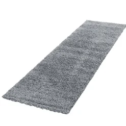 Hochflor Läufer - Life Hellgrau - 80x250cm