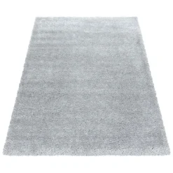 Hochflor Teppich - Blushy Hellgrau