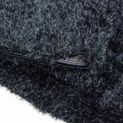Hochflor Teppich - Blushy Schwarz Meliert