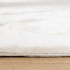 Hochflor Teppich - Carvy Curves Creme