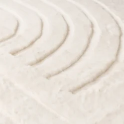 Hochflor Teppich - Carvy Curves Creme