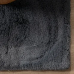 Hochflor Teppich - Comfy Supreme Anthrazit