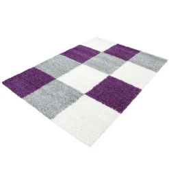 Hochflor Teppich - Cube Lila