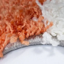Hochflor Teppich - Cube Terrakotta