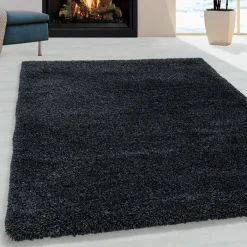 Hochflor Teppich - Fuzzy Anthrazit