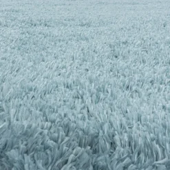 Hochflor Teppich - Fuzzy Hellblau