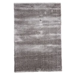 Hochflor Teppich - Glazy Hellgrau