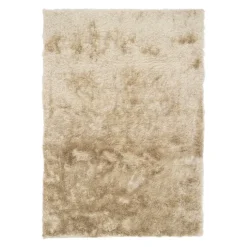 Hochflor Teppich - Glorious Champagner Creme