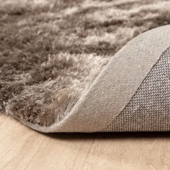 Hochflor Teppich - Glorious Silber Grau