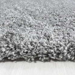 Hochflor Teppich - Life Hellgrau