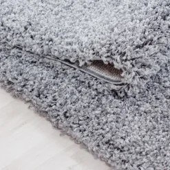 Hochflor Teppich - Life Hellgrau
