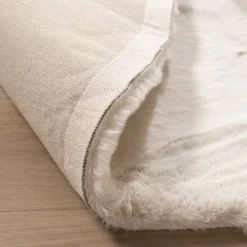 Hochflor Teppich Oval - Comfy Supreme Creme