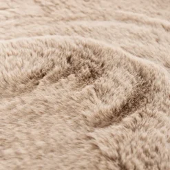Hochflor Teppich Rund - Comfy Supreme Beige
