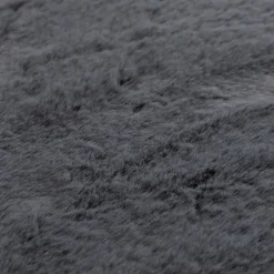Hochflor Teppich Rund - Comfy Supreme Anthrazit
