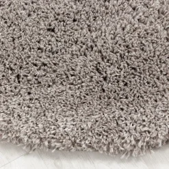 Hochflor Teppich Rund - Fuzzy Beige