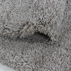 Hochflor Teppich Rund - Fuzzy Beige