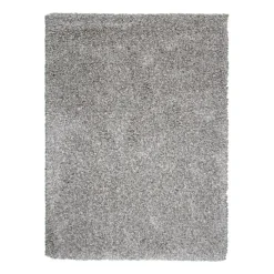 Hochflor Wohnzimmer Teppich - Yves Hellgrau