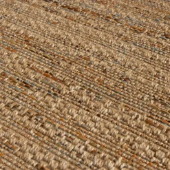 In- & Outdoor Jute Teppich - Daisy Lines Bunt