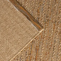 In- & Outdoor Jute Teppich - Daisy Lines Bunt