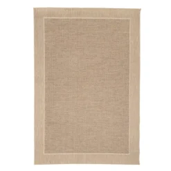 In- & Outdoor Jute Teppich - Fora Edge Natural