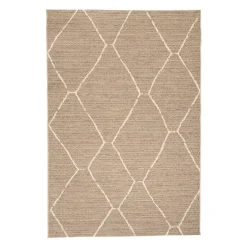 In- & Outdoor Jute Teppich - Fora Lines Natural