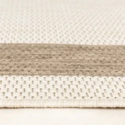 In- & Outdoor Jute Teppich - Nomad Edge Creme