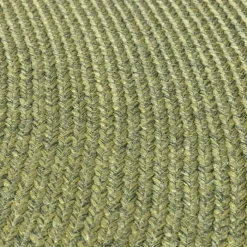 In- & Outdoor Jute Teppich Rund - Bali Grün
