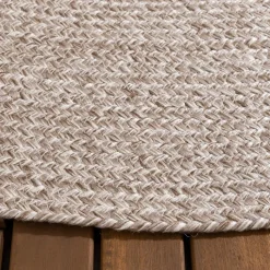 In- & Outdoor Jute Teppich Rund - Bali Beige