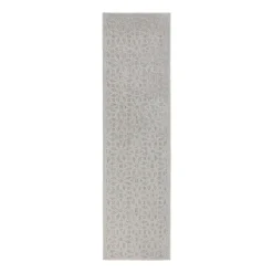 In- & Outdoor Läufer - Piatto Argento Grau Weiß - 66x230cm