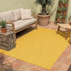 In- & Outdoor Teppich - Costa Ockergelb