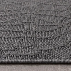 In- & Outdoor Teppich - Dunes Mandala Grau