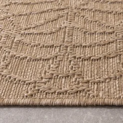 In- & Outdoor Teppich - Dunes Mandala Braun
