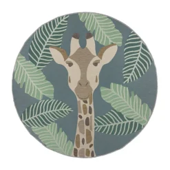 In - & Outdoorteppich - Dunto Eric Giraffe - Ø 160cm