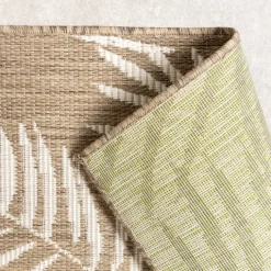 In-& Outdoor Teppich - Malta Leaves Natur